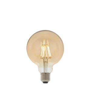 E27 LED izzószálas gömb izzó borostyán Endon 6W, dimmelhető small 0
