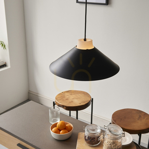 Függőlámpa Endon Tokyo fekete E27 Ø38 cm acél üveg small 5