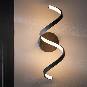 Fali lámpa Endon Astral fekete LED alumínium 12W small 3