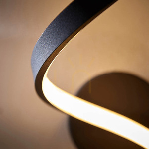 Fali lámpa Endon Astral fekete LED alumínium 12W small 5