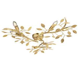 Plafon Endon Linette aranysárga acél E14 dimmelhető 76 cm 6 lámpás small 0