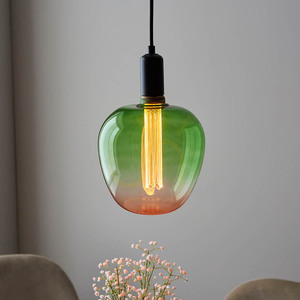 Endon Roves E27 dekoratív LED fényforrás 2,8 W 1800 K, zöld-rózsaszín ombré üveg, Ø 19 cm small 2