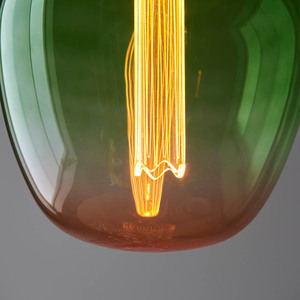 Endon Roves E27 dekoratív LED fényforrás 2,8 W 1800 K, zöld-rózsaszín ombré üveg, Ø 19 cm small 6