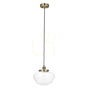 Függőlámpa Endon Camberley sárgaréz E27 30 cm 1 lámpa 1 Függőlámpa Endon Camberley sárgaréz E27 30 cm 1 lámpa small 1