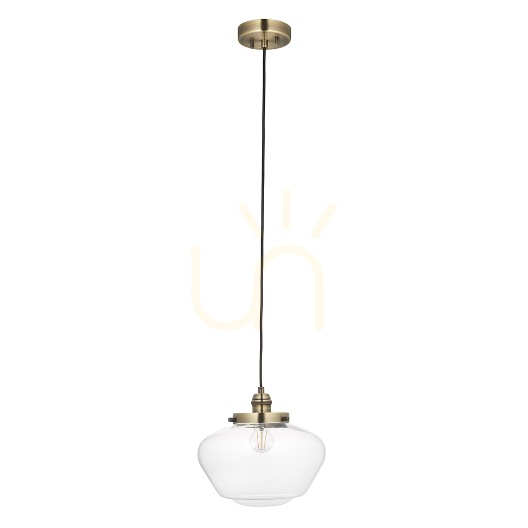 Kijelző Függőlámpa Endon Camberley sárgaréz E27 30 cm 1 lámpa Függőlámpa Endon Camberley sárgaréz E27 30 cm 1 lámpa