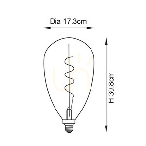 Endon Wisp füstös üveg mennyezeti lámpa E27 4W 30,8 cm 2 Endon Wisp füstös üveg mennyezeti lámpa E27 4W 30,8 cm small 2