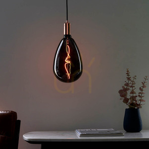 Endon Wisp füstös üveg mennyezeti lámpa E27 4W 30,8 cm 4 Endon Wisp füstös üveg mennyezeti lámpa E27 4W 30,8 cm small 4