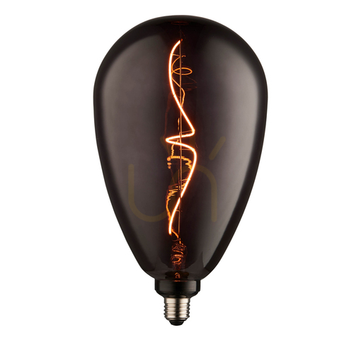 Jelölje be Endon Wisp füstös üveg mennyezeti lámpa E27 4W 30,8 cm