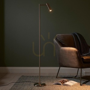Állólámpa Endon ezüst LED acél olvasó 4W 125 cm small 2