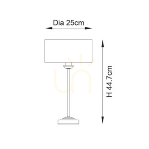 Asztali lámpa Endon Highclere bézs szövet 44,7 cm 2 Asztali lámpa Endon Highclere bézs szövet 44,7 cm small 2