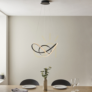 Függőlámpa Endon Francisca fekete LED dimmelhető 55 cm 4 Függőlámpa Endon Francisca fekete LED dimmelhető 55 cm small 4