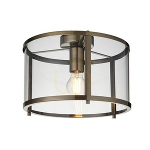 Plafon lámpa Endon Hopton sárgaréz E27 31 cm small 0