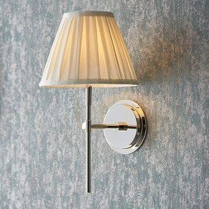 Fali lámpa Endon Rennes Carla ezüst szövet krém E14 52 cm 2 Fali lámpa Endon Rennes Carla ezüst szövet krém E14 52 cm small 2