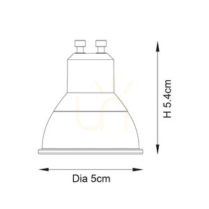 GU10 LED izzó fehér Endon 7W 1 GU10 LED izzó fehér Endon 7W small 1