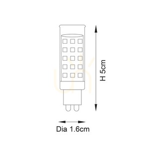 Tartozék G9 LED SMD White Endon. 1 Tartozék G9 LED SMD White Endon. small 1