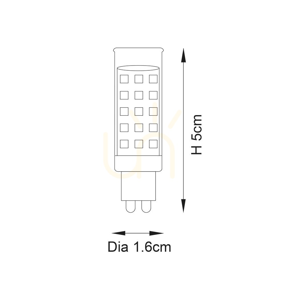 Kilátás Tartozék G9 LED SMD White Endon. Tartozék G9 LED SMD White Endon.