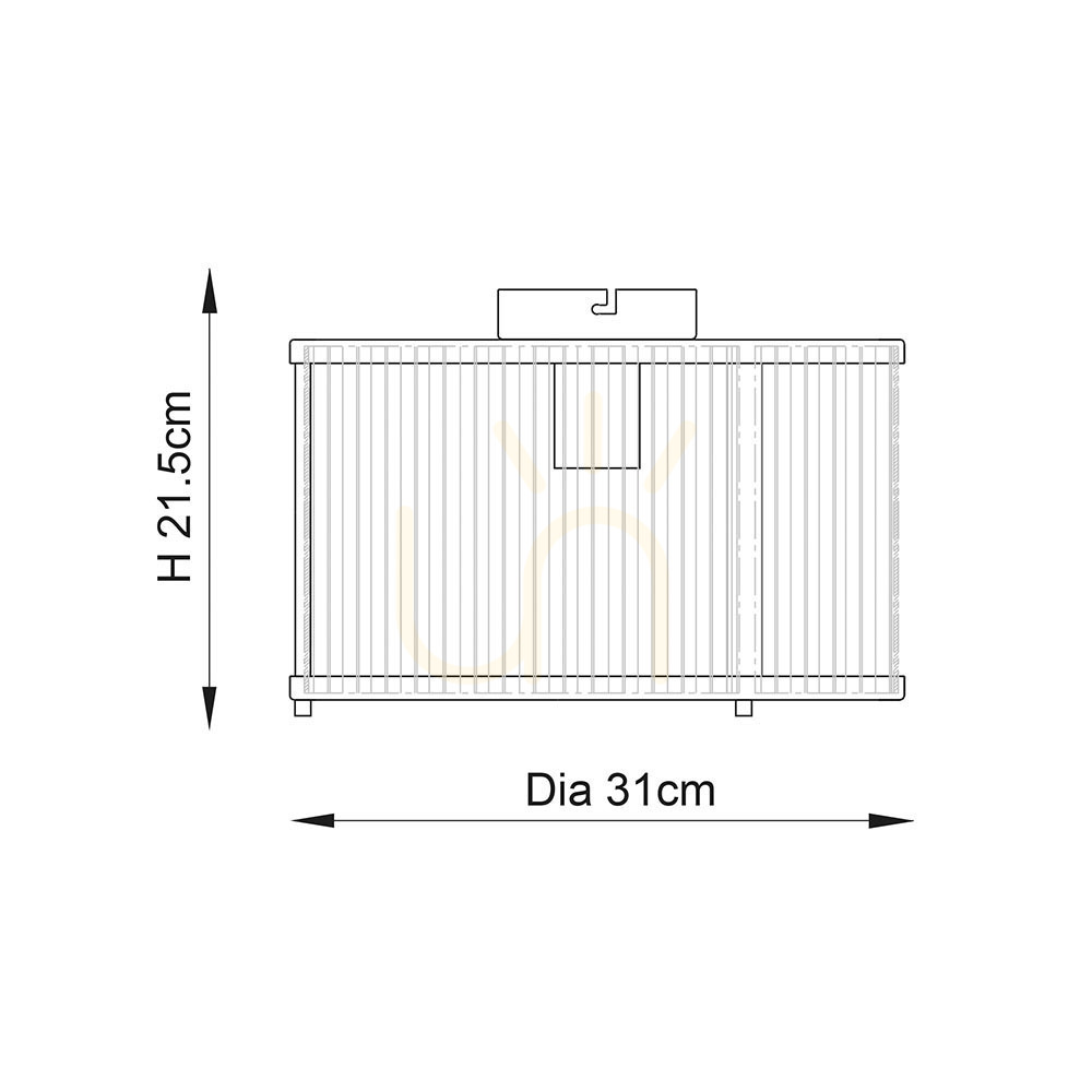 Előnézet Plafonlámpa Endon Ridgeton sárgaréz E27 Ø31 cm Plafonlámpa Endon Ridgeton sárgaréz E27 Ø31 cm