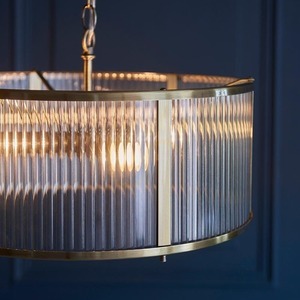 Függőlámpa Endon Ridgeton sárgaréz 3 lámpás E14 45 cm 6 Függőlámpa Endon Ridgeton sárgaréz 3 lámpás E14 45 cm small 6