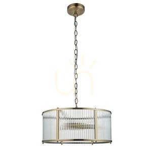 Függőlámpa Endon Ridgeton sárgaréz 3 lámpás E14 45 cm 9 Függőlámpa Endon Ridgeton sárgaréz 3 lámpás E14 45 cm small 9