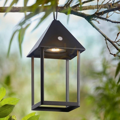 Jelölje be Kültéri LED lámpa Endon Hoot fekete IP44 30 cm 106789