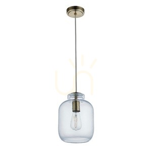 Függőlámpa Endon Lyra sárgaréz üveg-acél E27 dimmelhető 20 cm small 9