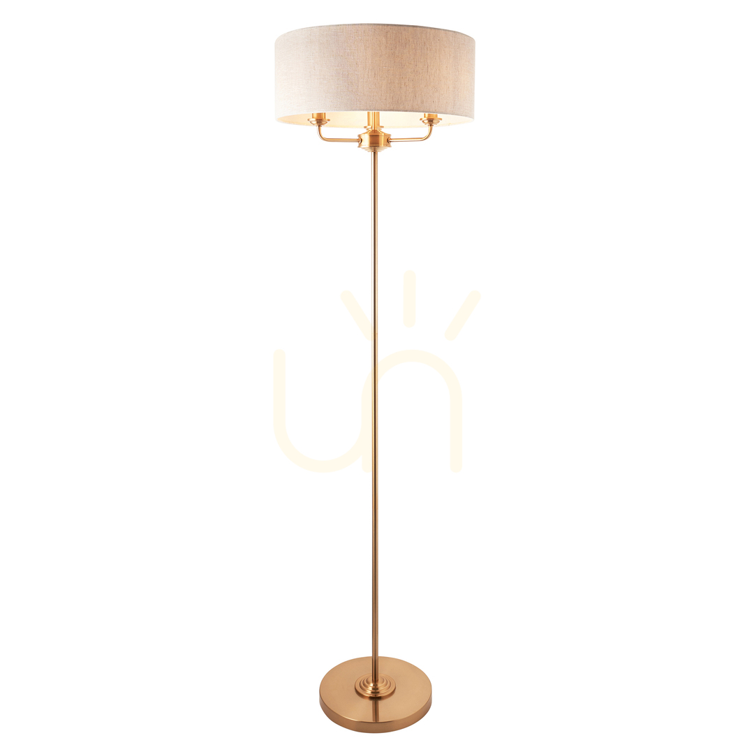 Jelölje be Álló lámpa Endon Highclere sárgaréz 3 fényű E14 160 cm Álló lámpa Endon Highclere sárgaréz 3 fényű E14 160 cm