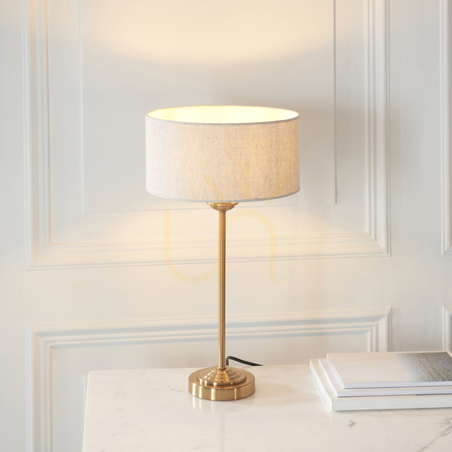 Jelölje be Asztali lámpa Endon Highclere sárgaréz 44,7 cm E14