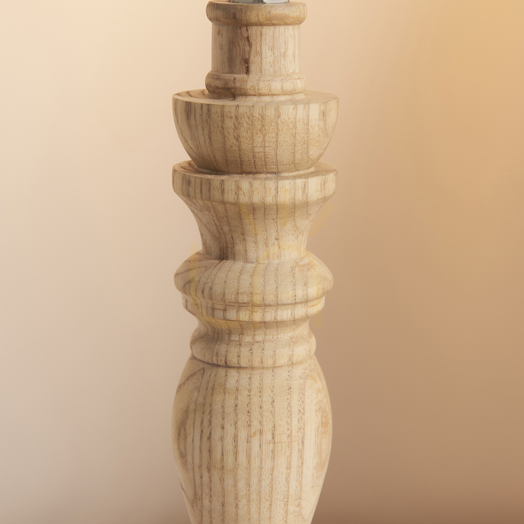 Előadás Endon Bibury asztali lámpatalp kőrisfából és sárgarézből B22 27,2 cm Endon Bibury asztali lámpatalp kőrisfából és sárgarézből B22 27,2 cm