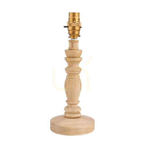 Jelölje be Asztali lámpa Endon Bibury sárgaréz fa B22 27,2 cm