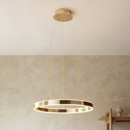 Jelölje be Függőlámpa Endon Gen Gold aranysárga LED dimmelhető 60 cm álcelel?