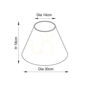 Endon Ripple 111303 pliszírozott lámpaernyő Marlin Blue Ø30 cm E27/B22 small 6