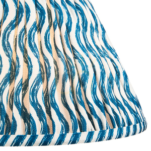 Endon Ripple 111303 pliszírozott lámpaernyő Marlin Blue Ø30 cm E27/B22 small 1
