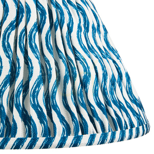Endon Ripple 111303 pliszírozott lámpaernyő Marlin Blue Ø30 cm E27/B22 small 2