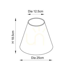 Endon Zigzag 111324 gyöngyszürke lámpaernyő 25 cm E27/B22 small 6