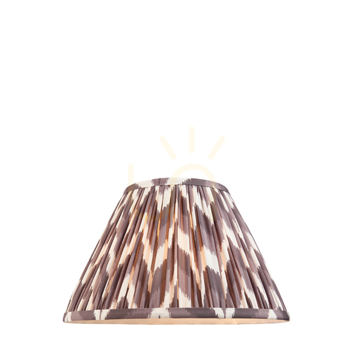 Jelölje be Lámpaernyő Endon Zigzag szürke szövet 30 cm
