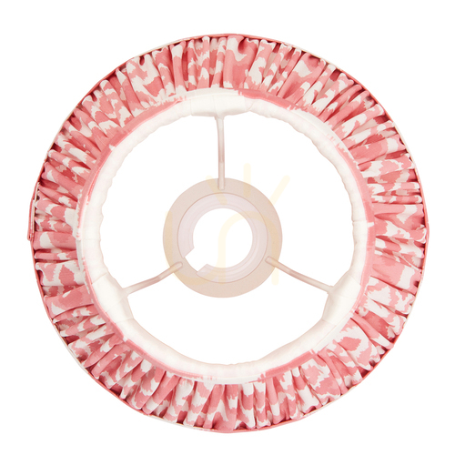 Jelölje be Endon Ikat rózsaszín szövet lámpaernyő 20 cm, E14
