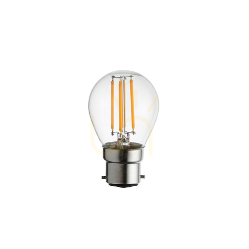 Jelölje be Endon 112119 B22 LED filament kisgömb izzó 4 W 470 lm 2700 K átlátszó, dimmelhető
