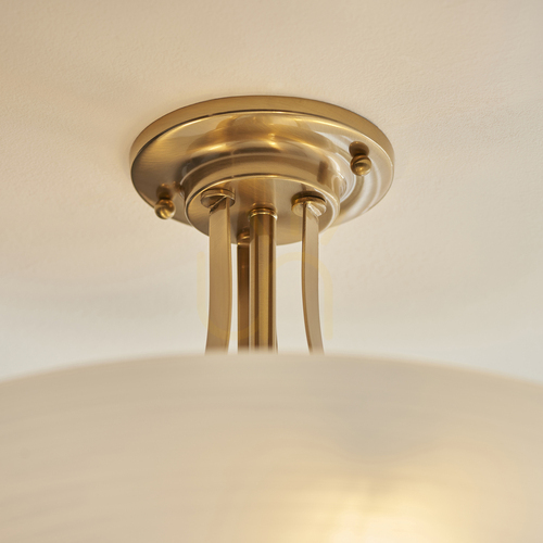 Jelölje be Plafond Endon Welles sárgaréz 3 fénypontos E27 41 cm riportlakó