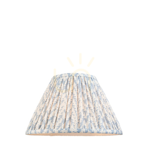 Endon Leaf Shell Bay Blue textil lámpaernyő, 30 cm, E27 small 0