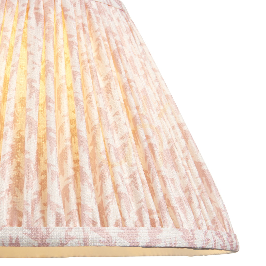 Kilátás Endon narancs szövet lámpaernyő 30 cm E27 ʻPeachy Keenʼ Endon narancs szövet lámpaernyő 30 cm E27 ʻPeachy Keenʼ