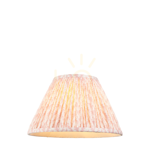 Jelölje be Endon narancs szövet lámpaernyő 30 cm E27 ʻPeachy Keenʼ