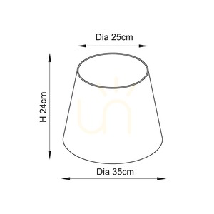 Endon Ripple gyöngyszürke szövet lámpaernyő 35 cm small 6