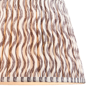 Endon Ripple gyöngyszürke szövet lámpaernyő 35 cm small 1