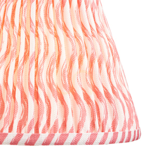Lámpaernyő Endon Ripple korall rózsaszín szövet 25 cm E27 small 1