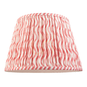 Endon Ripple korallrózsaszín textil lámpaernyő 35 cm E27/B22 small 4