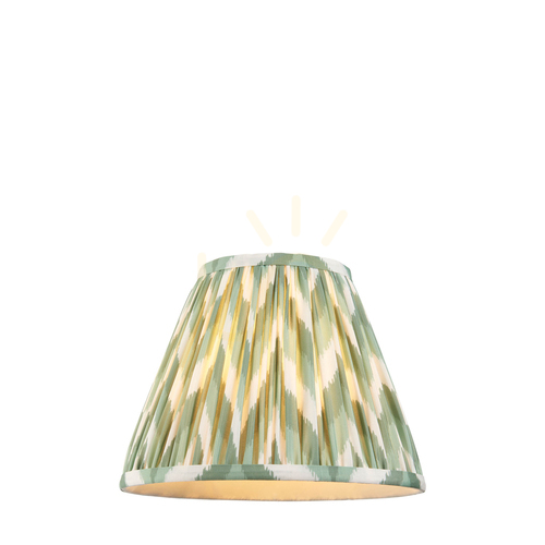 Jelölje be Lampaernyő Endon Zigzag Aspen Green 25 cm szövet, acél