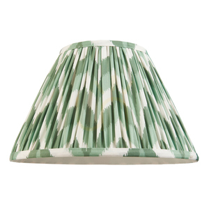 Lámpaernyő Endon Zigzag Cotswold Green szövet E27 30 cm small 4