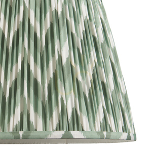 Endon Zigzag zöld szövet lámpaernyő 40 cm E27 2 Endon Zigzag zöld szövet lámpaernyő 40 cm E27 small 2