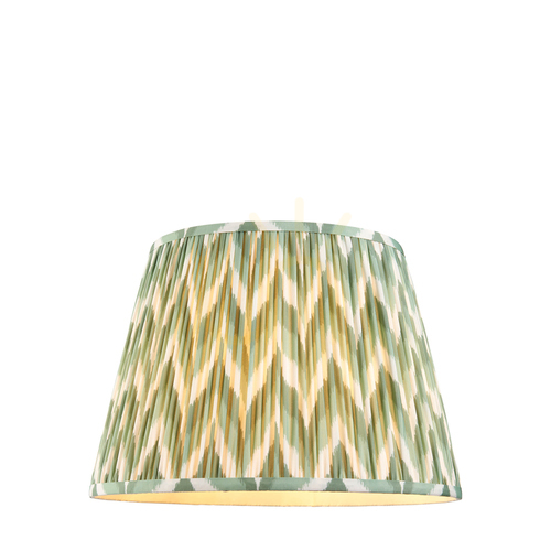 Jelölje be Endon Zigzag zöld szövet lámpaernyő 40 cm E27