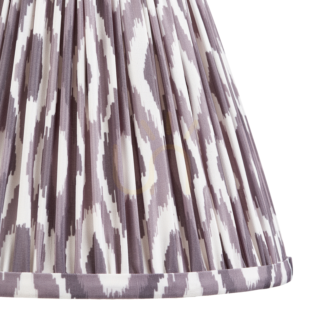 Előnézet Lámpaernyő Endon Ikat gyöngyszürke szövet 18,5 cm Lámpaernyő Endon Ikat gyöngyszürke szövet 18,5 cm